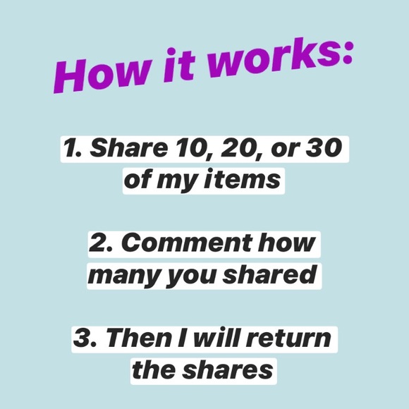 SHARES FOR SHARES! 💜 - Picture 2 of 2